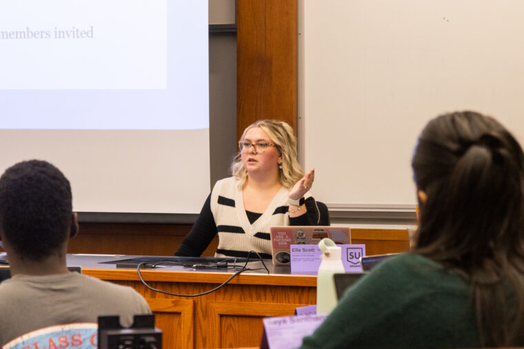 “We have come so far”: Inside Ella Scott’s term as Speaker of SU Senate