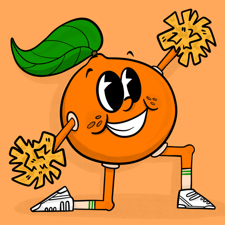 Juice the orange