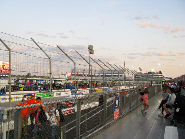 Crashing out at the NASCAR Enjoy Illinois 300