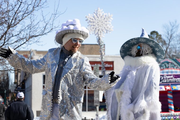 Frozen fun on the Delmar Loop