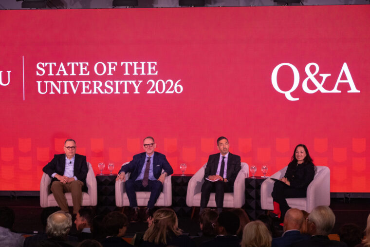 Chancellor Martin strikes optimistic tone in State of the University address amid a year of challenges
