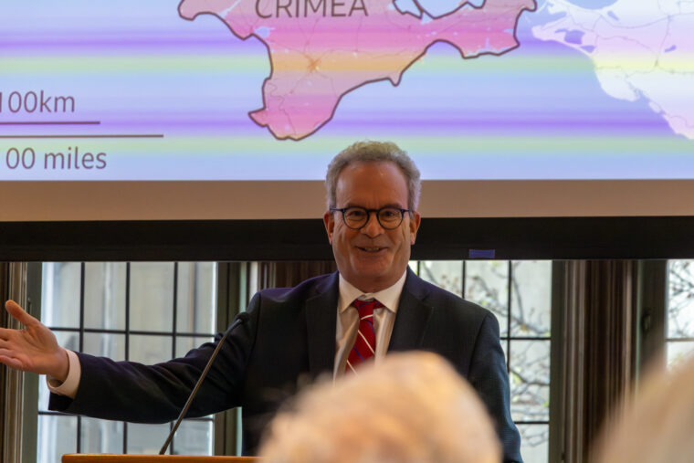 Keeping eyes on Ukraine: American University professor gives lecture on state of Ukraine-Russia war